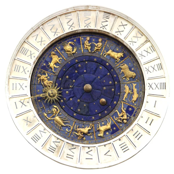 Horloge zodiaque à Venise — Photo