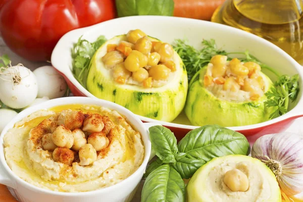 Hummus aux légumes — Photo