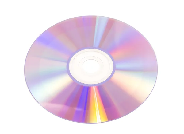 孤立的空白 cd — 图库照片