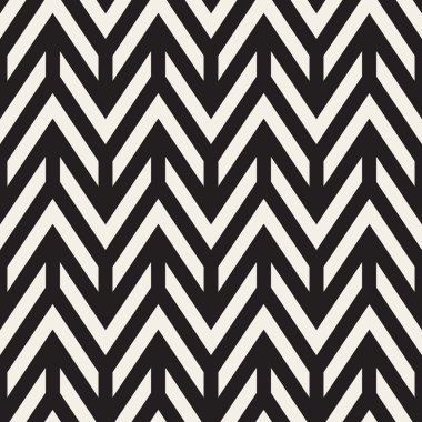 Geometrik desen vektör sorunsuz Chevron zikzak yatay çizgiler