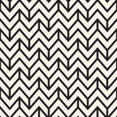 Geometrik desen vektör sorunsuz Chevron zikzak köşegen çizgiler
