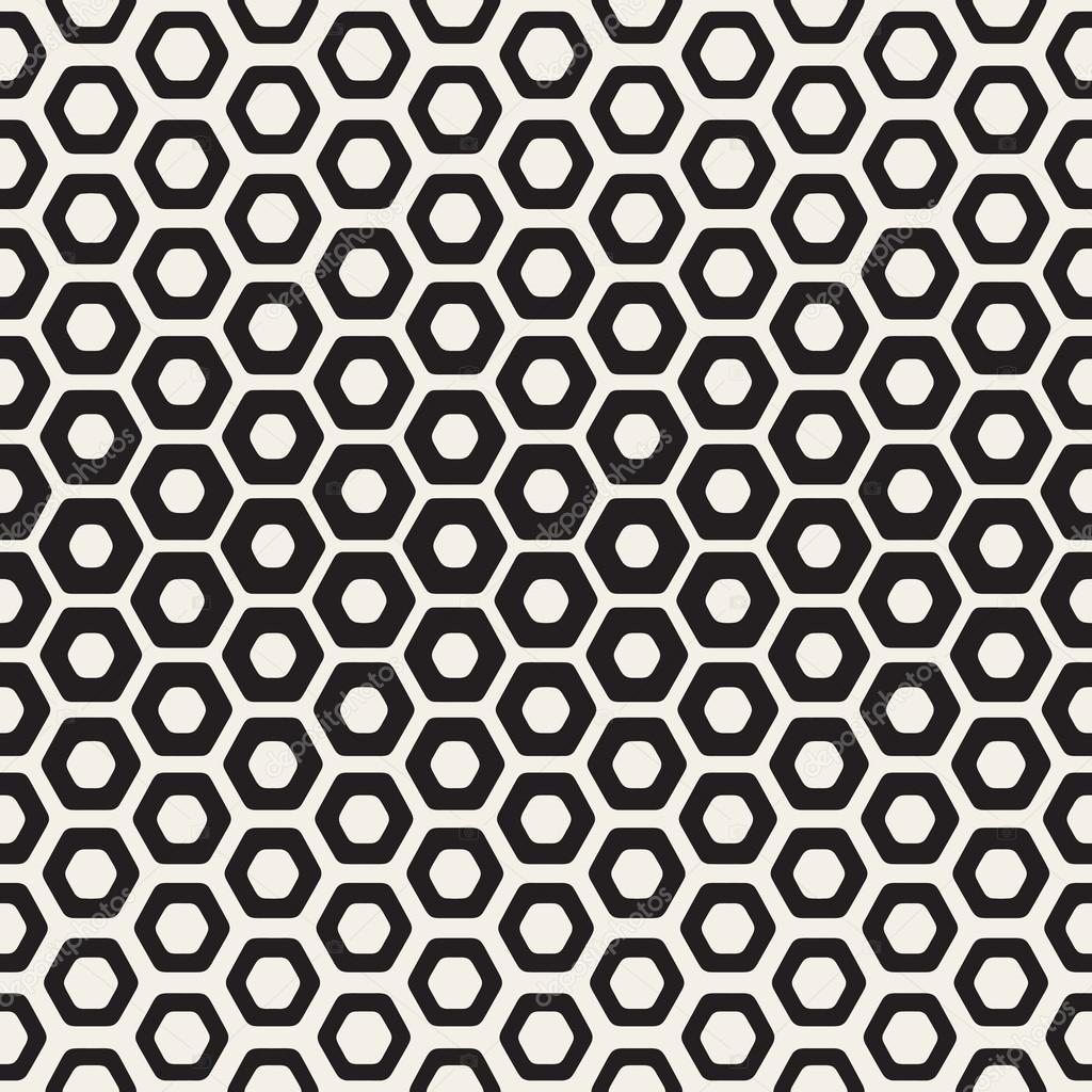 Vector inconsútil blanco y negro halftone halftone patrón de panal Vector  de stock #117396980 de ©Samolevsky, image size:1024x1024