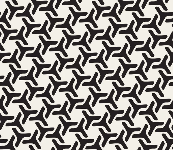 丸めのラインがシームレスな幾何学的なパターン ベクトル — ストックベクタ