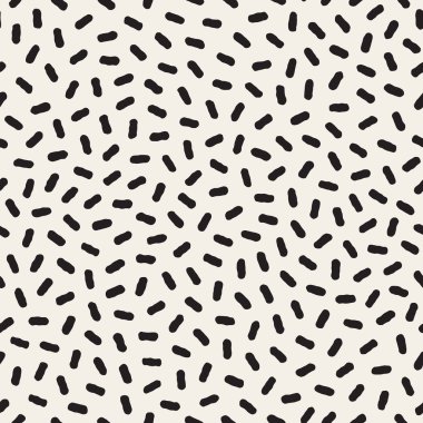 Vektör sorunsuz siyah ve beyaz karmakarışık çizgi deseni