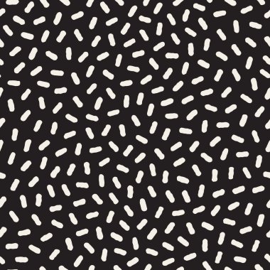 Vektör sorunsuz siyah ve beyaz karmakarışık çizgi deseni