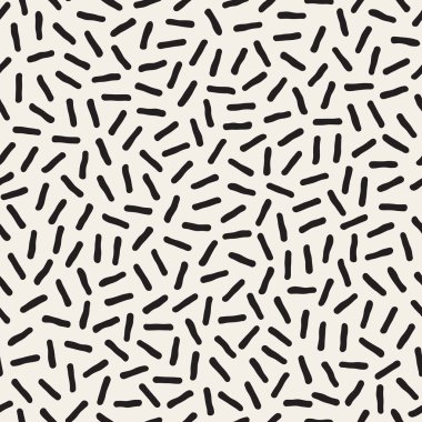 Vektör sorunsuz siyah ve beyaz karmakarışık çizgi deseni