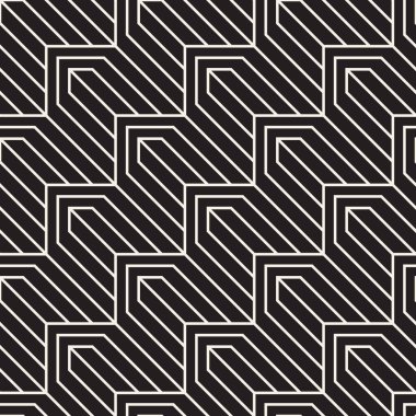 Vektör kusursuz desen. Modern stil soyut doku. Tekrarlanan geometrik fayanslar