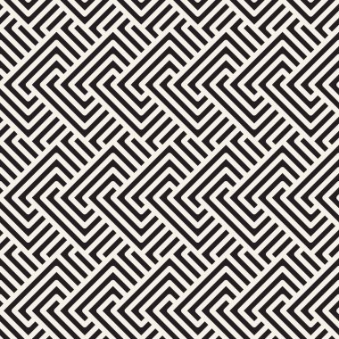 Vektörsüz geometrik desen. Soyut bir arkaplan. Birleştirilmiş satır dizaynı tekrarlanıyor.