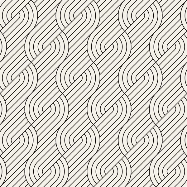 Vektörsüz geometrik desen. Şık çizgili süs. Basit doğrusal örgü arkaplan tasarımı.