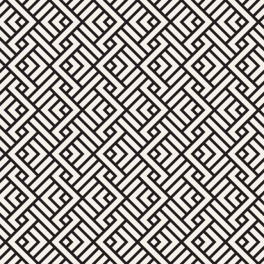 Vektör kusursuz desen. Etnik stil soyut doku. Tekrarlanan geometrik fayanslar