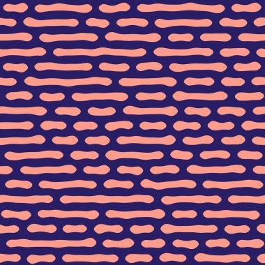 Vektör kusursuz desen. Soyut organik şekiller, doku. Düzgün doğal labirenti olan tek renkli fayanslı bir arka plan. Moda kaotik yüzey deseni tasarımı.