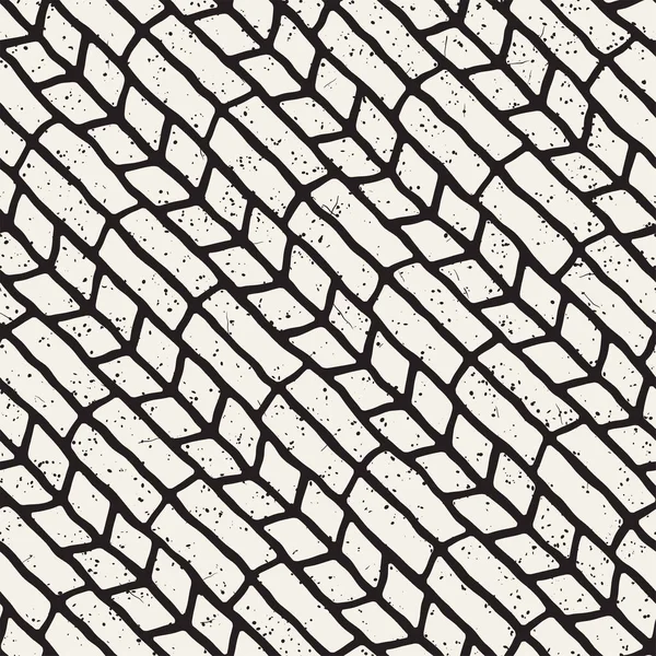 Basit mürekkep geometrik desen. Tek renkli siyah-beyaz vuruşlar. Tasarımınız için el çizimi mürekkep fırçalı doku