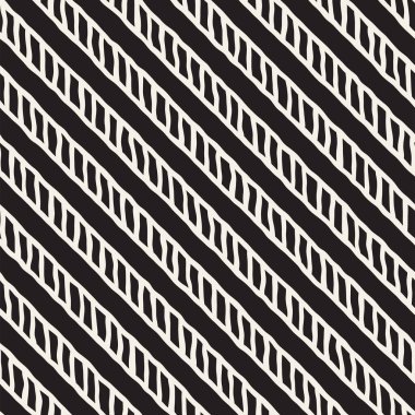 Basit mürekkep geometrik desen. Tek renkli siyah-beyaz vuruşlar. Tasarımınız için el çizimi mürekkep fırçalı doku