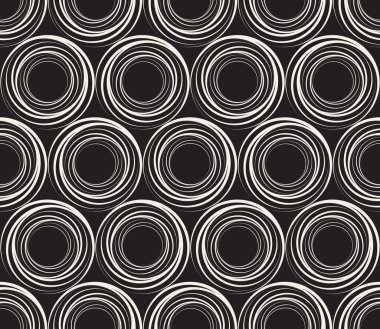 Vektör kusursuz desen. Modern stil soyut doku. Çizgili elementlerden geometrik fayanslar tekrarlanıyor