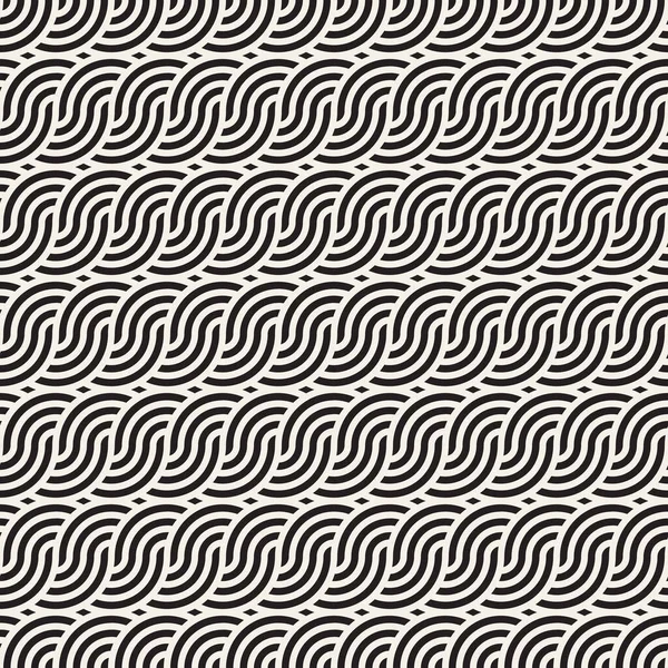 矢量无缝模式 重复抽象的背景 黑白几何设计 现代时尚质感 — 图库矢量图片