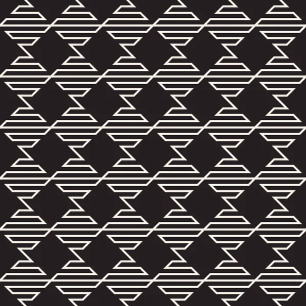 Vektor Nahtlose Muster Wiederholte Abstrakte Hintergründe Schwarz Weißes Geometrisches Design — Stockvektor