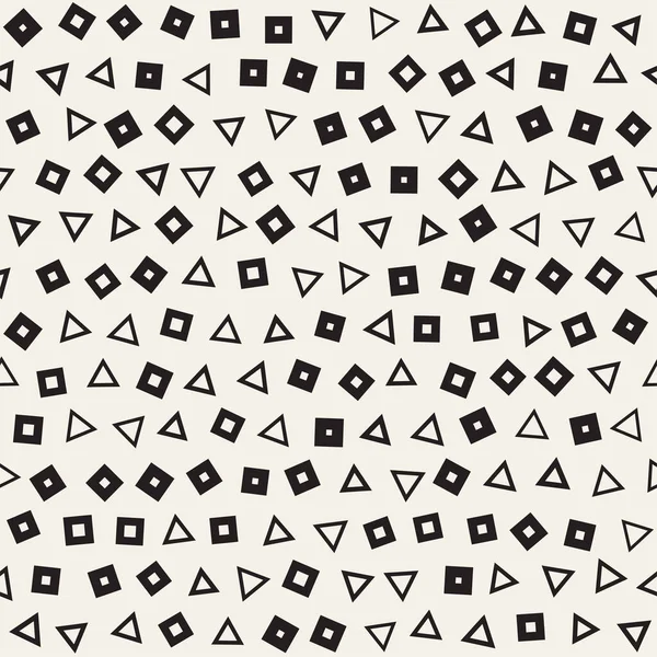 Kusursuz kaotik şablonlar. Rastgele dağılmış geometrik şekiller. Soyut retro arkaplan benzetim tasarımı