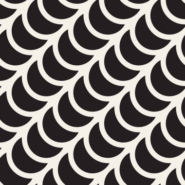 Vektör kusursuz desen. Modern stil soyut doku. Çizgili elementlerden geometrik fayanslar tekrarlanıyor