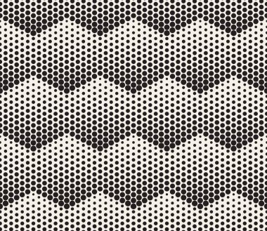 Vektör kusursuz desen. Soyut arka plan tekrarlanıyor. Siyah ve beyaz geometrik tasarım. Modern stil dokusu.