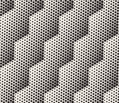 Vektör kusursuz desen. Soyut arka plan tekrarlanıyor. Siyah ve beyaz geometrik tasarım. Modern stil dokusu.