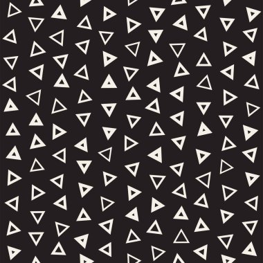 Kusursuz kaotik şablonlar. Rastgele dağılmış geometrik şekiller. Soyut retro arkaplan benzetim tasarımı