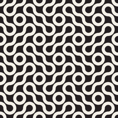 Vektör kusursuz desen. Modern stil soyut doku. Geometrik fayans tekrarlanıyor