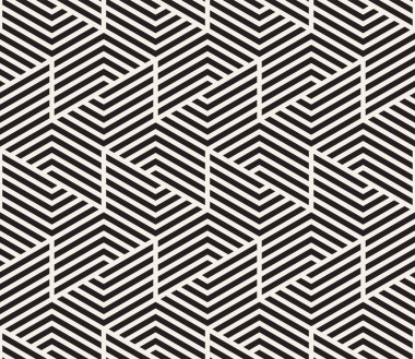 Vektör kusursuz desen. Modern stil soyut doku. Tekrarlanan geometrik fayanslar