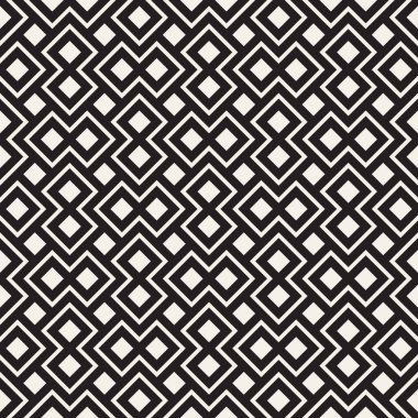 Vektör kusursuz desen. Modern stil soyut doku. Çizgili elementten geometrik fayanslar tekrarlanıyor