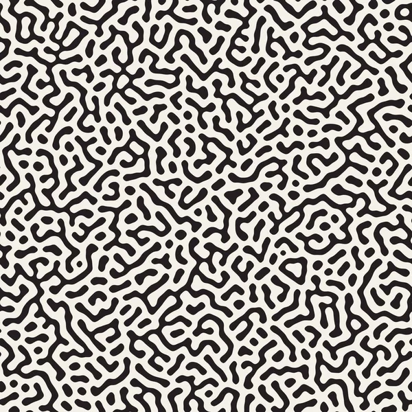 Vector Nahtlose Trendige Muster Monochrom Organische Formen Textur Abstrakte Abgerundete lizenzfreie Stockillustrationen