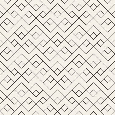 Vektör kusursuz desen. Modern stil soyut doku. Çizgili elementlerden geometrik fayanslar tekrarlanıyor