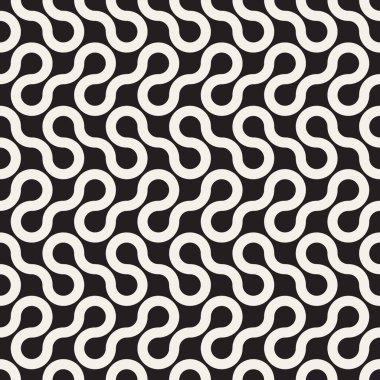 Vektör kusursuz desen. Modern stil soyut doku. Tekrarlanan geometrik fayanslar