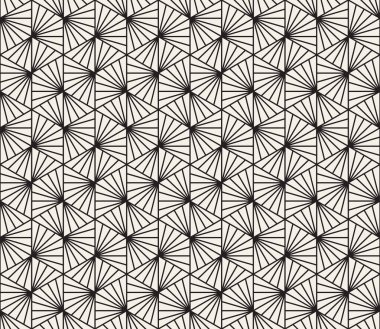 Vektör kusursuz desen. Modern stil soyut doku. Tekrarlanan geometrik fayanslar