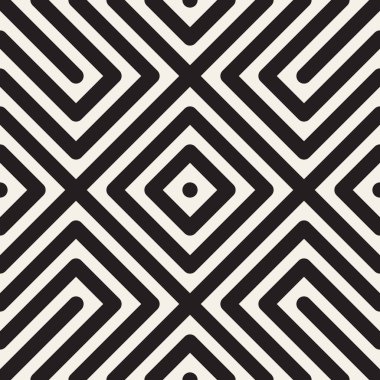 Vektör kusursuz desen. Modern stil soyut doku. Tekrarlanan geometrik fayanslar