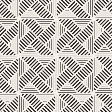 Vektör kusursuz desen. Modern stil soyut doku. Tekrarlanan geometrik fayanslar