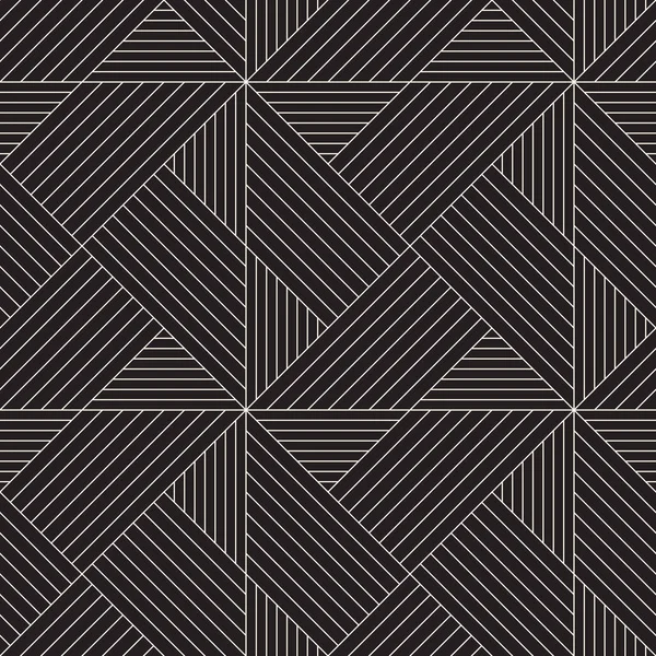 Patrón sin costura vectorial. Repetir fondo abstracto. Diseño geométrico en blanco y negro. Textura moderna y elegante. — Vector de stock