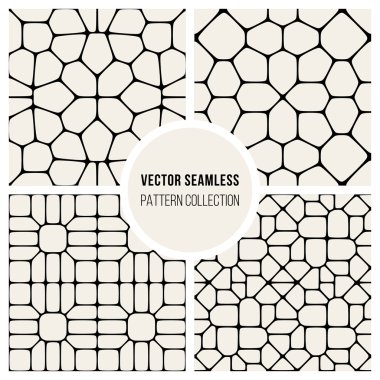 Vektör sorunsuz kaldırım desen koleksiyonu