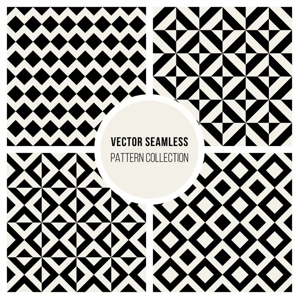 Vector Seamless Square Geometric Pattern — Stock Vector