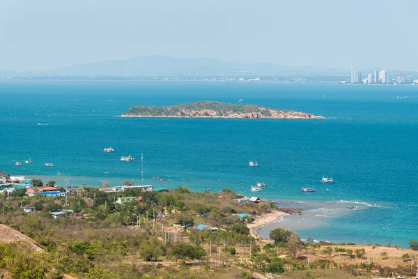 Lindas paisagens marinhas em Pattaya, Tailândia . — Fotografia de Stock