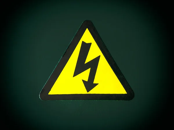 High voltage signs. — Stock Photo, Image