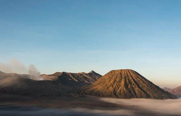Vulcão Bromo, Vulcão Batox — Fotografia de Stock