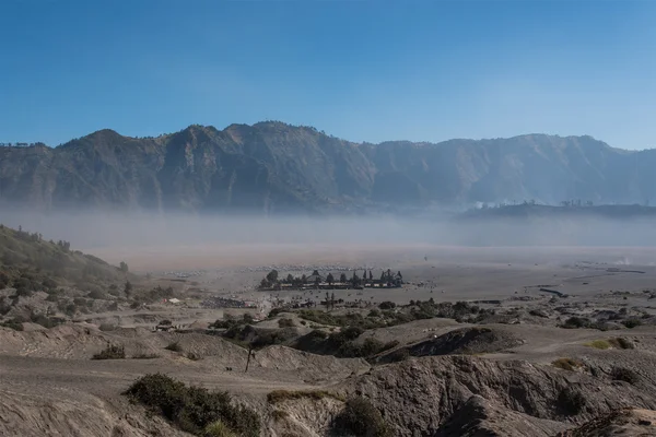 Küçük Tapınağı'nda Bromo Dağı, Doğu Java, Endonezya