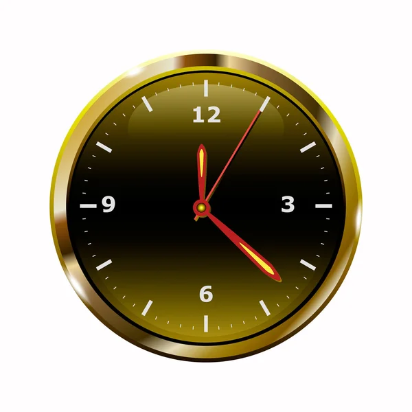 金向量时钟 — 图库矢量图片