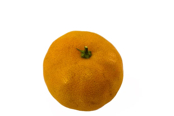 Velká oranžová mandarinka — Stock fotografie