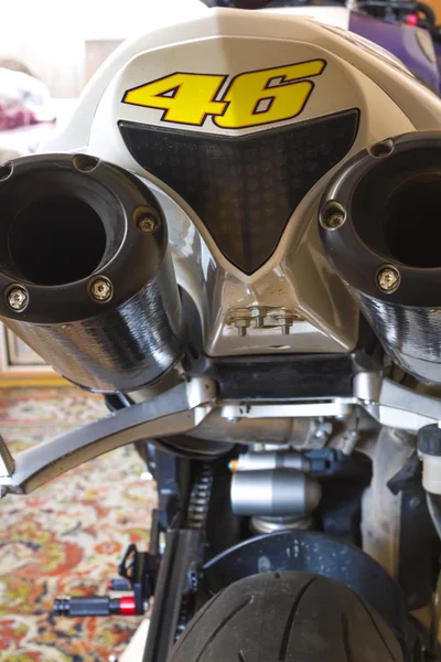 Esporte moto tubo — Fotografia de Stock