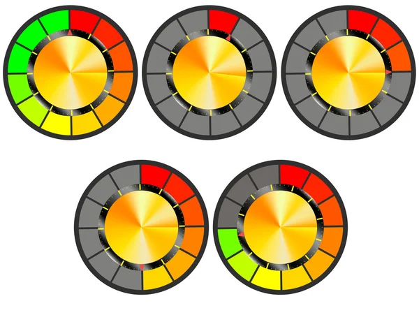 İşlem göstergesi, barlar set. Vektör çizim