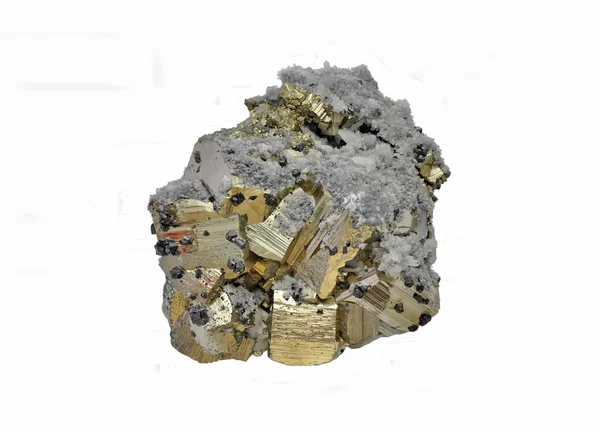 Cristais de quartzo, mistura de zinco — Fotografia de Stock