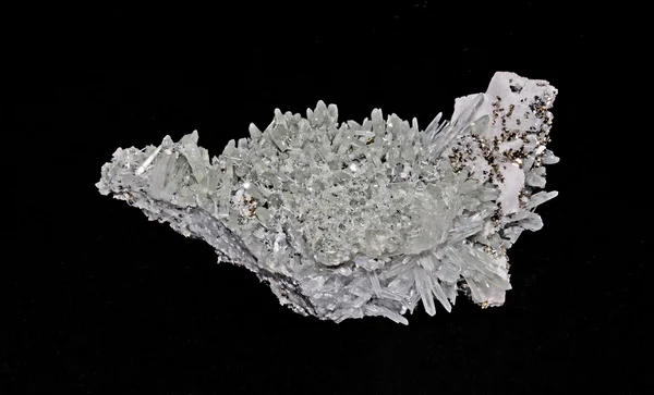 Shluk quartz vápenec — Stock fotografie