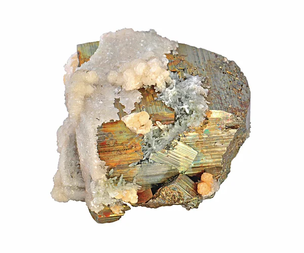 Pyrite, beautiful single large — Stock Photo, Image