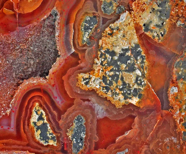 玛瑙和矿物质 — 图库照片