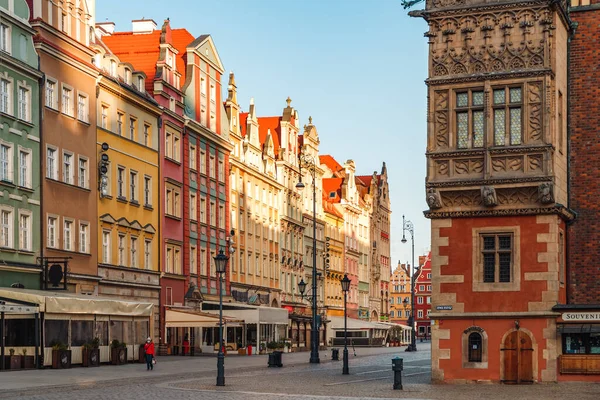 Morning View Sights City Wroclaw Poland Spring — Stock Photo, Image